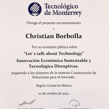 TEC DE MOTERREY CONFERENCIA
